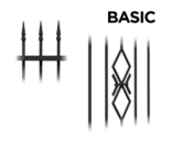 basic 1 - Segmenty i słupy ogrodzeniowe