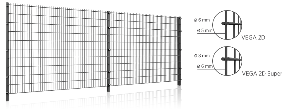 vega 2d przekroj - Ogrodzenia przemysłowe